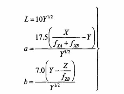 L、a、b值的計(jì)算公式06190